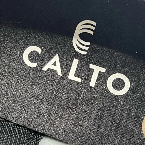 Calto Men's Invisible Height Increasing Elevator sneakers shoes.