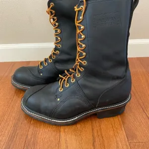Carolina Men's Linesman Work Boots Black Size‎ 10.5