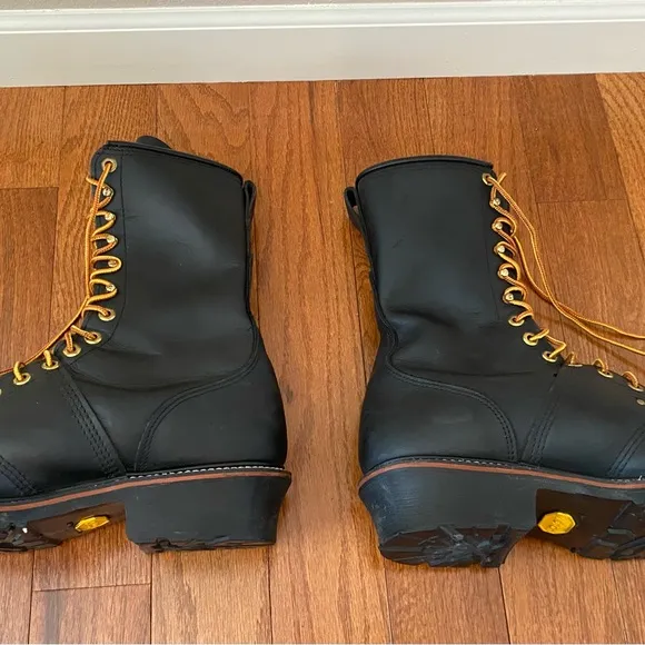 Carolina Men's Linesman Work Boots Black Size‎ 10.5