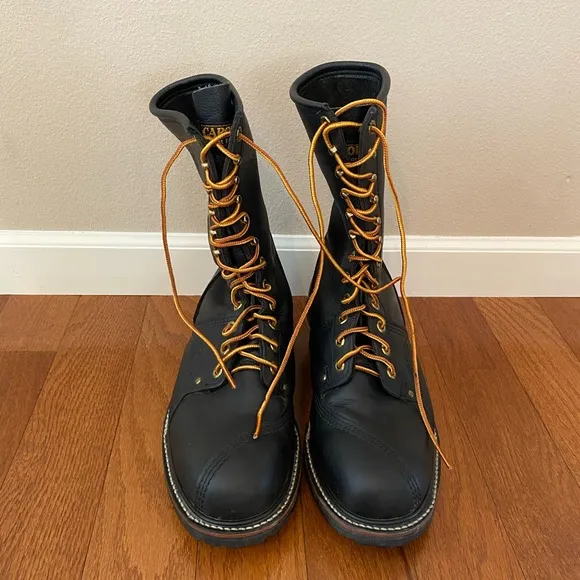 Carolina Men's Linesman Work Boots Black Size‎ 10.5