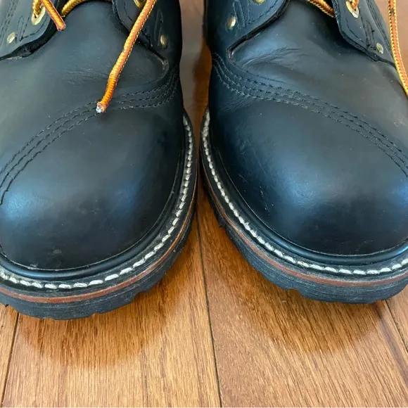 Carolina Men's Linesman Work Boots Black Size‎ 10.5