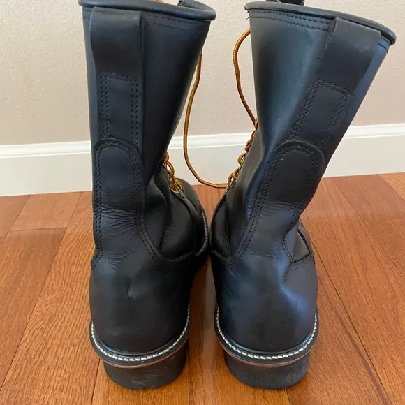 Carolina Men's Linesman Work Boots Black Size‎ 10.5