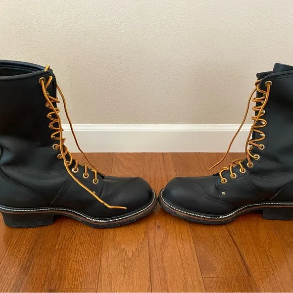 Carolina Men's Linesman Work Boots Black Size‎ 10.5