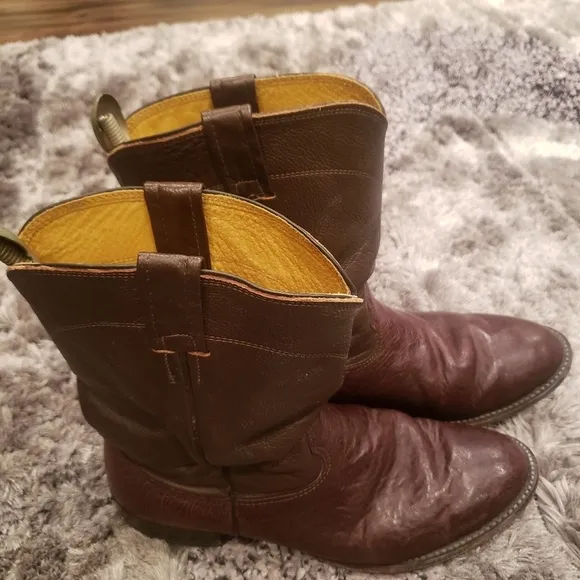 Cavenders Men's Cowboy Leather Boots size 10.5 D Brown