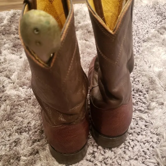Cavenders Men's Cowboy Leather Boots size 10.5 D Brown