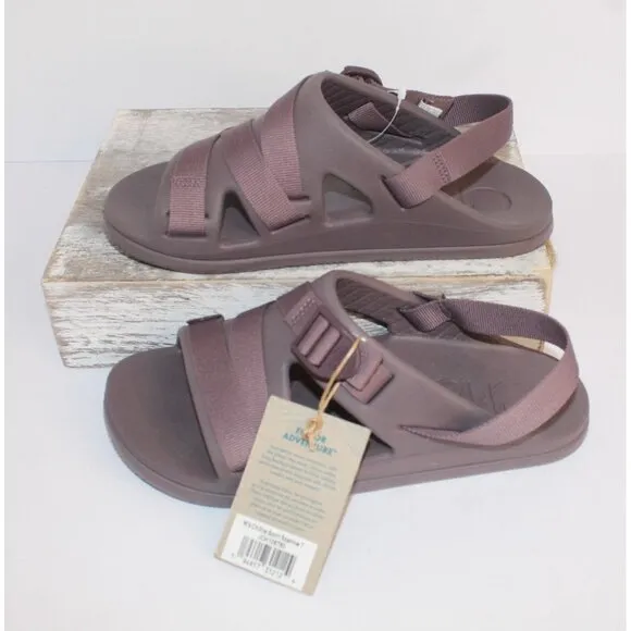 Chaco Chillos Sport Sparrow Womens Size 7 Purple Slide On Summer Sandals NWT