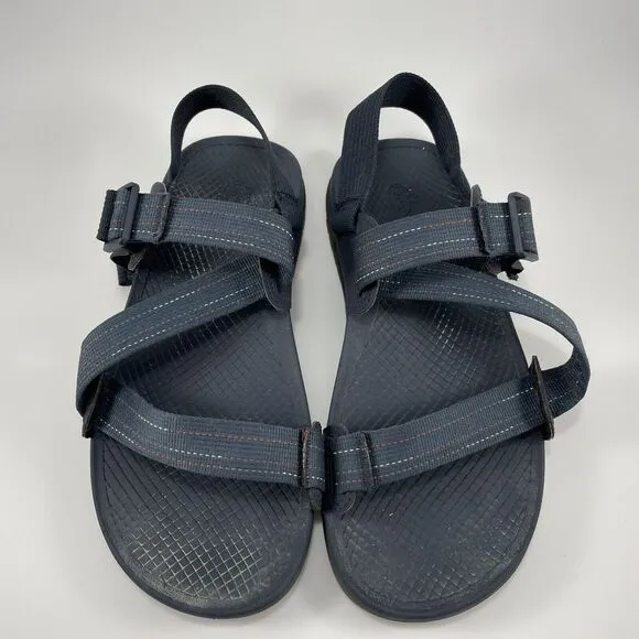 Chaco Lowdown 2 Strappy Active Sandals Mens Size 8 Navy Blue Hiking Water Shoes