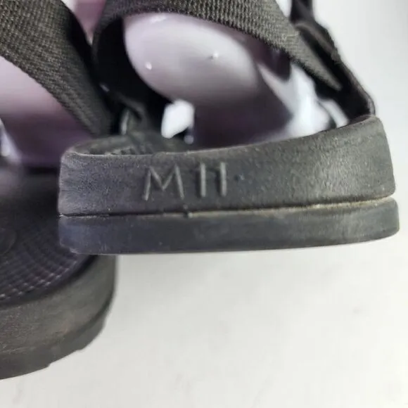 Chaco Lowdown Black Adjustable Strap US 11 Hiking Water Sandals Shoes