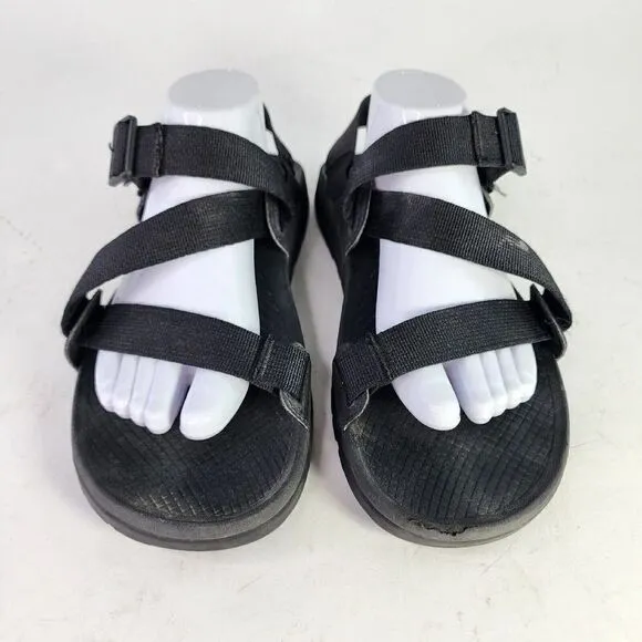 Chaco Lowdown Black Adjustable Strap US 11 Hiking Water Sandals Shoes