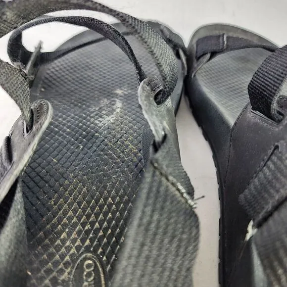 Chaco Lowdown Black Adjustable Strap US 11 Hiking Water Sandals Shoes