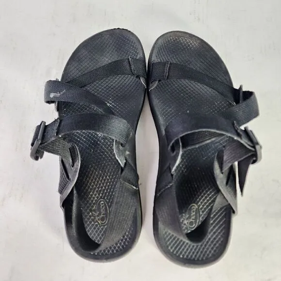 Chaco Lowdown Black Adjustable Strap US 11 Hiking Water Sandals Shoes