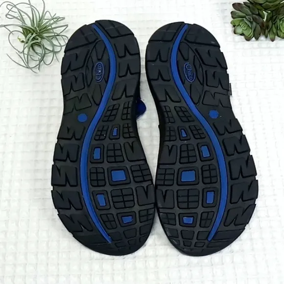 Chaco Men's Strappy Trail Hiking Sandals Blue/Black Size 11