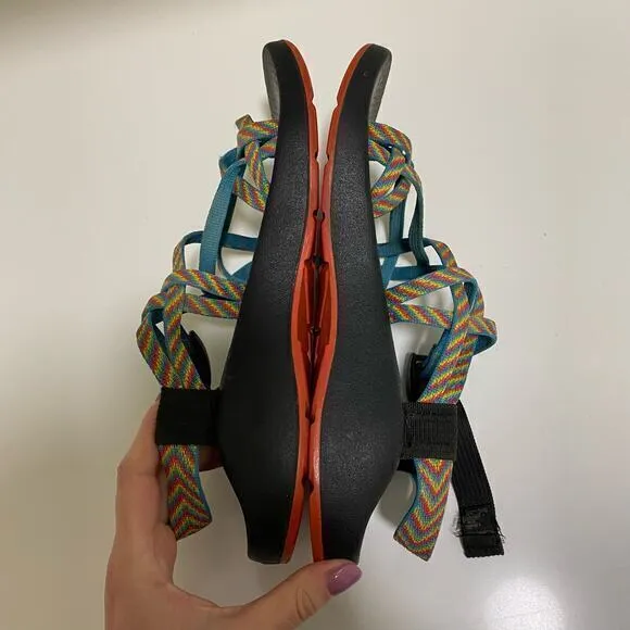 Chaco Multi-Colored‎ Hiking Sandals Women’s size 8