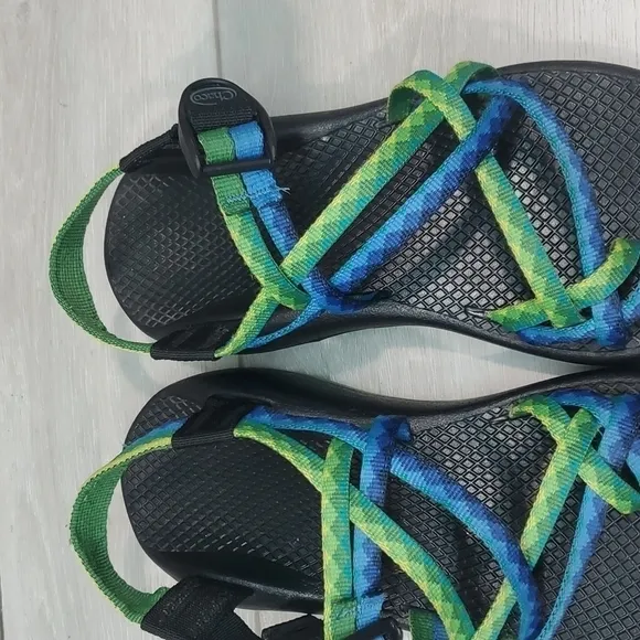 Chaco Women Double strap ZX/2Outdoor Hiking Comfort Loop Toe Sandals shoes sz 7