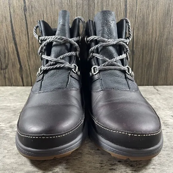 Chaco Womens Ember Mid Storm Leather Boots Size 6.5 Brown J106802