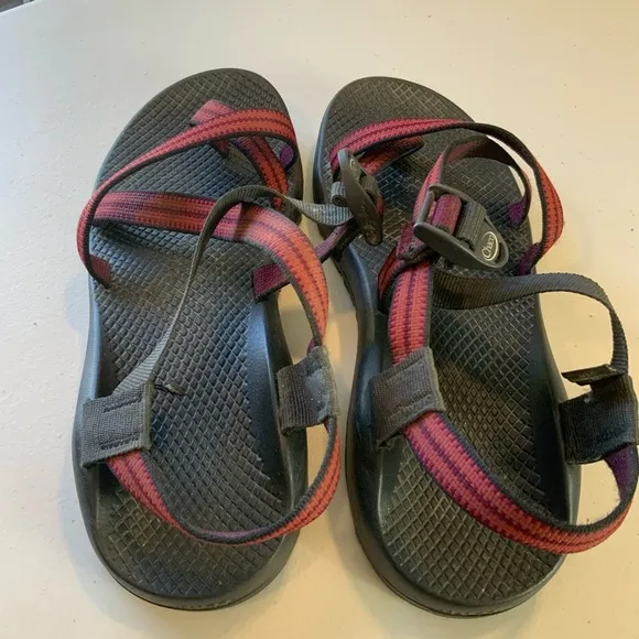 Chaco Z cloud men red adjustable strap hiking, outdoors sporty sandals Size W11