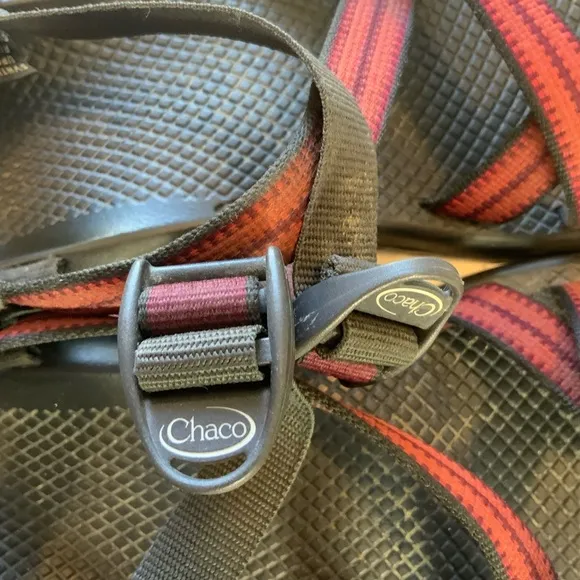 Chaco Z cloud men red adjustable strap hiking, outdoors sporty sandals Size W11