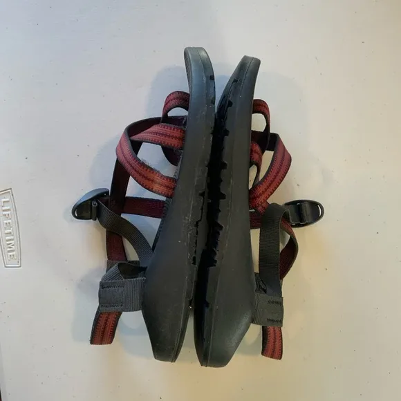 Chaco Z cloud men red adjustable strap hiking, outdoors sporty sandals Size W11
