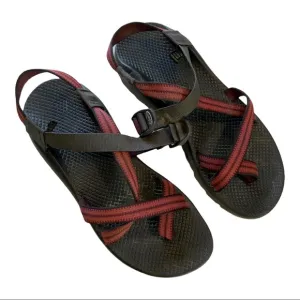 Chaco Z cloud men red adjustable strap hiking, outdoors sporty sandals Size W11