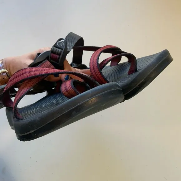 Chaco Z cloud men red adjustable strap hiking, outdoors sporty sandals Size W11