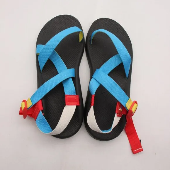Chaco Z Cloud Men's Size US 15 Woodstock Dove &amp; Guitar Hiking Sandals J106771