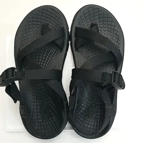 CHACO Z Clouds 2 Sandals Strapped Black Hiking Outdoors  Men's 9