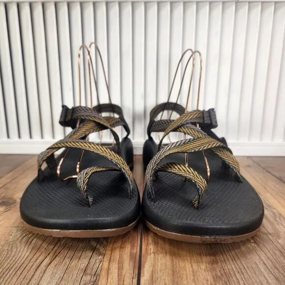 Chaco Z/2 Classic Bracken Bronze Mens 11 Wide Brown Hiking Strappy Sandals Shoes