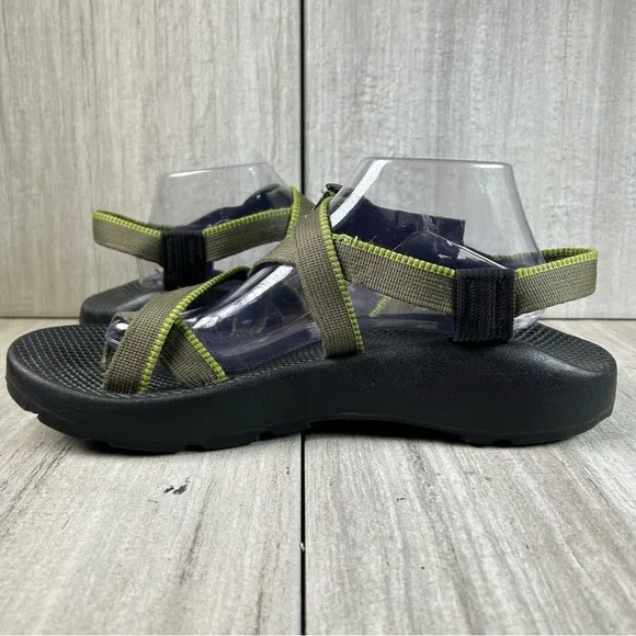 Chaco Z/Cloud Z1 Classic Green and Black Sandals Trail Hiking Shoe Mens Size 11