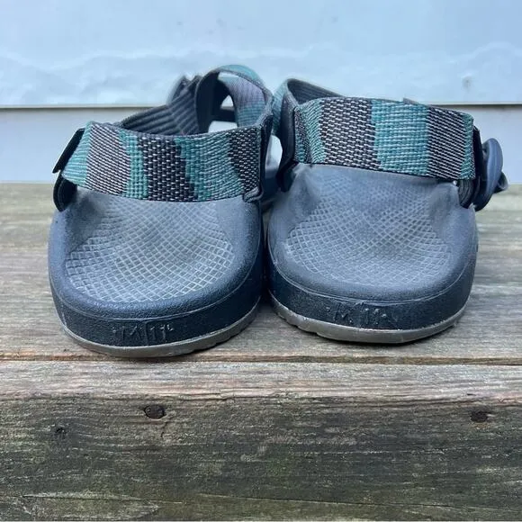 Chaco Z/X Strappy Hiking Adventure Sandals Teal Blue Black Webbing Men’s 11