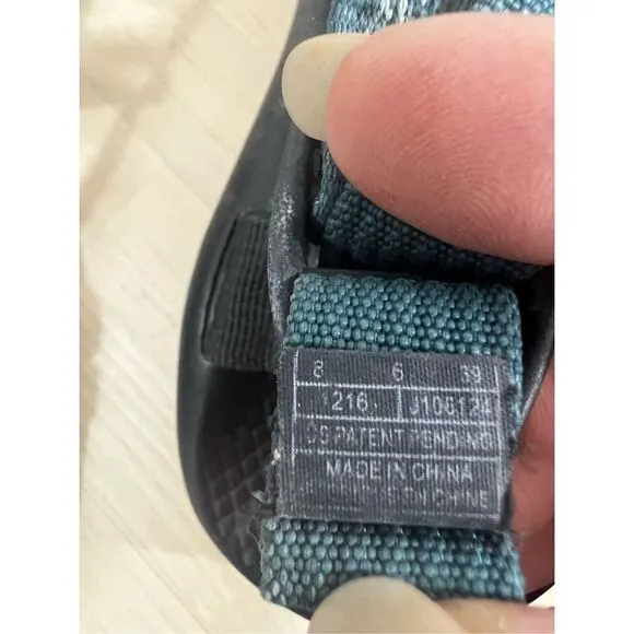 Chaco Zx2 Classic Athletic Sandals Teal Green J106124 Women Size 8 Hiking Water