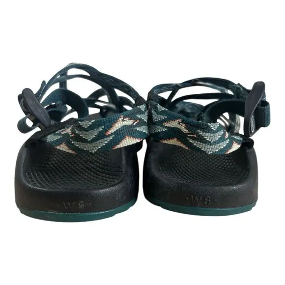 Chaco Zx2 Classic Athletic Sandals Teal Green J106124 Women Size 8 Hiking Water