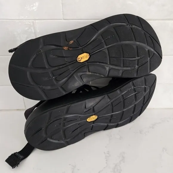 Chaco ZX/2 Classic Unaweep Double Toe Strap Athletic Hiking Sandals Black Size 8