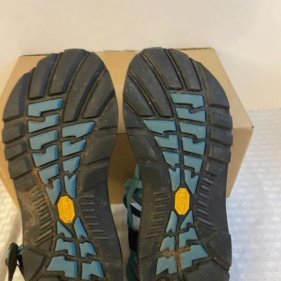 Chacos blue hiking sandals size 10w