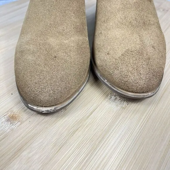 Charleston Shoe Co. Aiken Women's Size 6 Brown Suede Aztec Ankle Boots