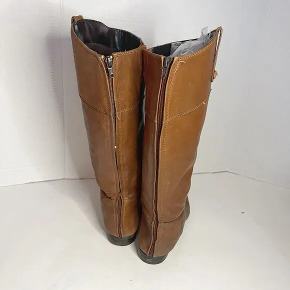 Ciao Bella Wider Calf Knee High Leg Zip Tall Riding Boots