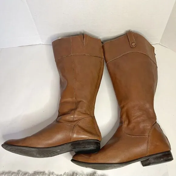 Ciao Bella Wider Calf Knee High Leg Zip Tall Riding Boots