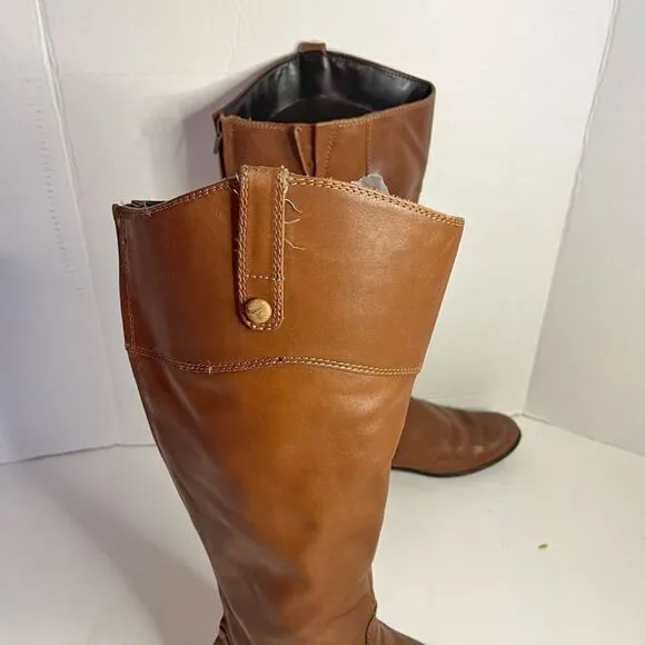 Ciao Bella Wider Calf Knee High Leg Zip Tall Riding Boots