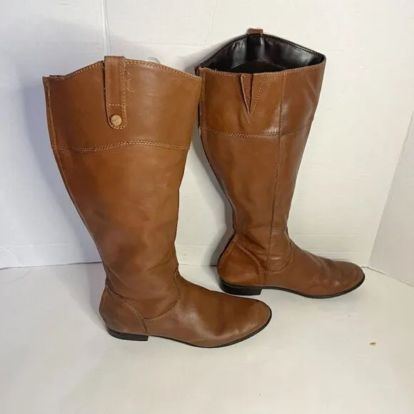 Ciao Bella Wider Calf Knee High Leg Zip Tall Riding Boots