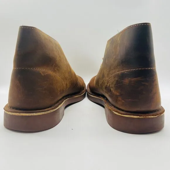 Clarks Boots Mens 13 Brown Leather Desert Beeswax Ankle Classic Casual Shoes