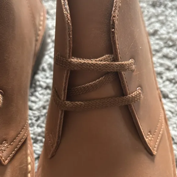 Clark’s BUSHACRE 2 DARK TAN LEATHER Men's Brown Leather Shoes
