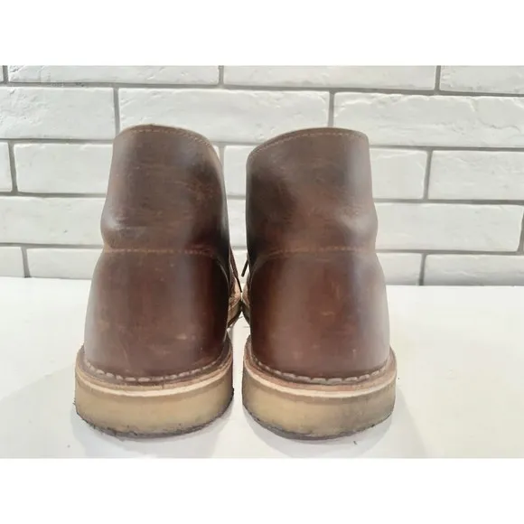 Clarks Classic Brown Leather 2-Hole Desert Boots US Men's 12 M