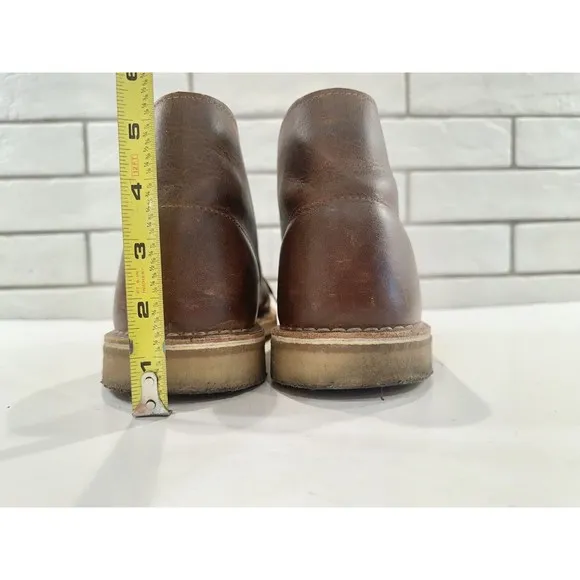 Clarks Classic Brown Leather 2-Hole Desert Boots US Men's 12 M