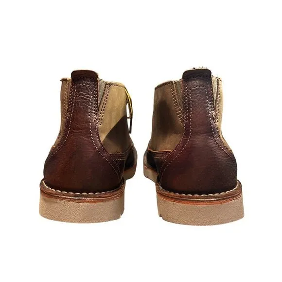 Clarks Eastford Mid Chukka Leather Boots Size 11.5 Brown Business Casual Career