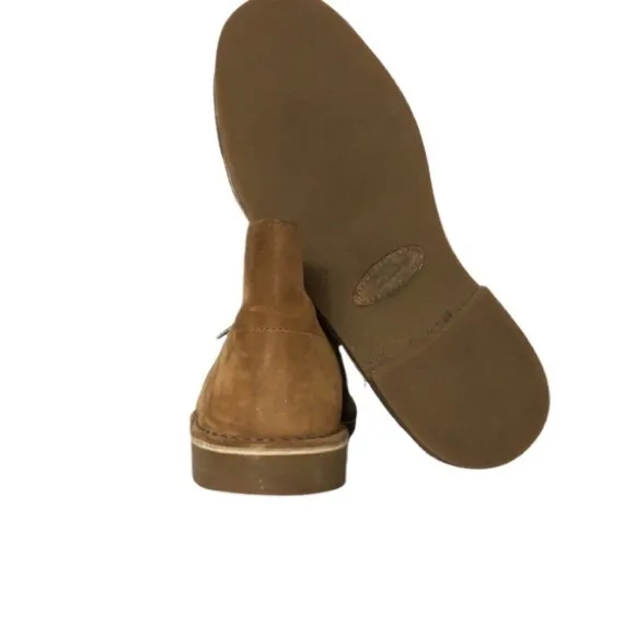 Clarks Men’s Leather Suede Brown Light Lace Up Chukka Ankle Boots 10.5