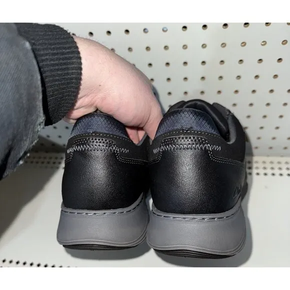 Clarks Motion Trek PT Mens Leather Casual Lace Up Sneakers Shoes Size 11.5 Black