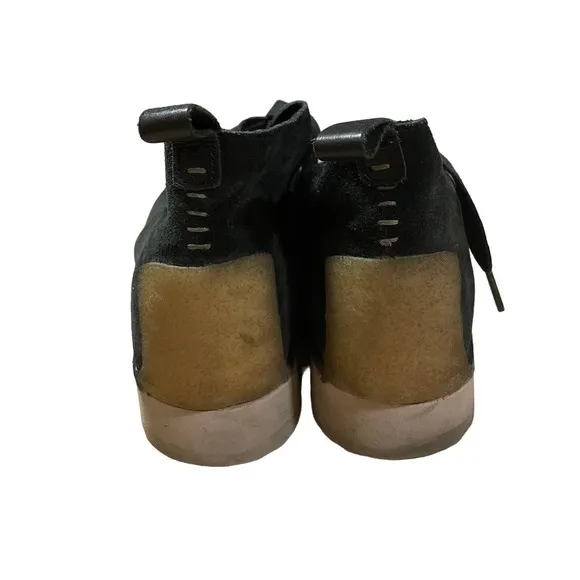Clarks Nala Hike Boots Black Suede Size 8