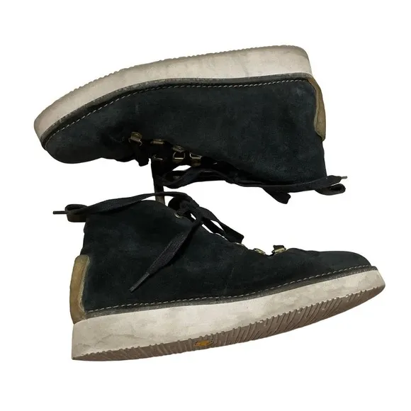 Clarks Nala Hike Boots Black Suede Size 8