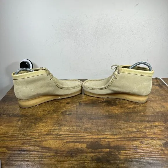 Clarks Originals Wallabee Maple Suede Boots Shoe Women's Size 7 M‎