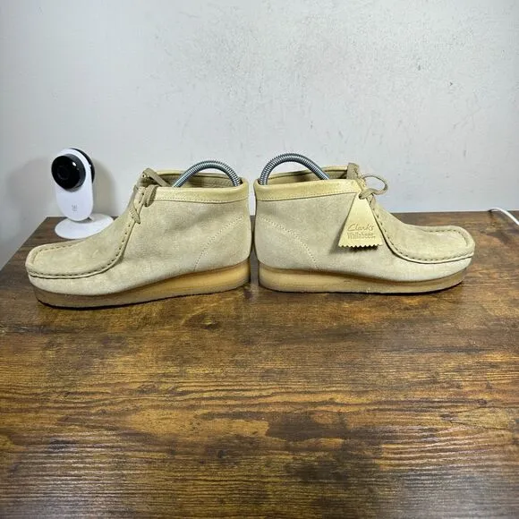 Clarks Originals Wallabee Maple Suede Boots Shoe Women's Size 7 M‎