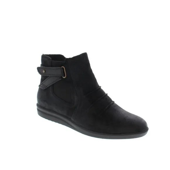 CLARKS TAMZEN MID BOOT- BLACK WIDE